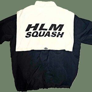 VTG Harrow Sports Black / White Track Jacket w/ Name Size Large EUC